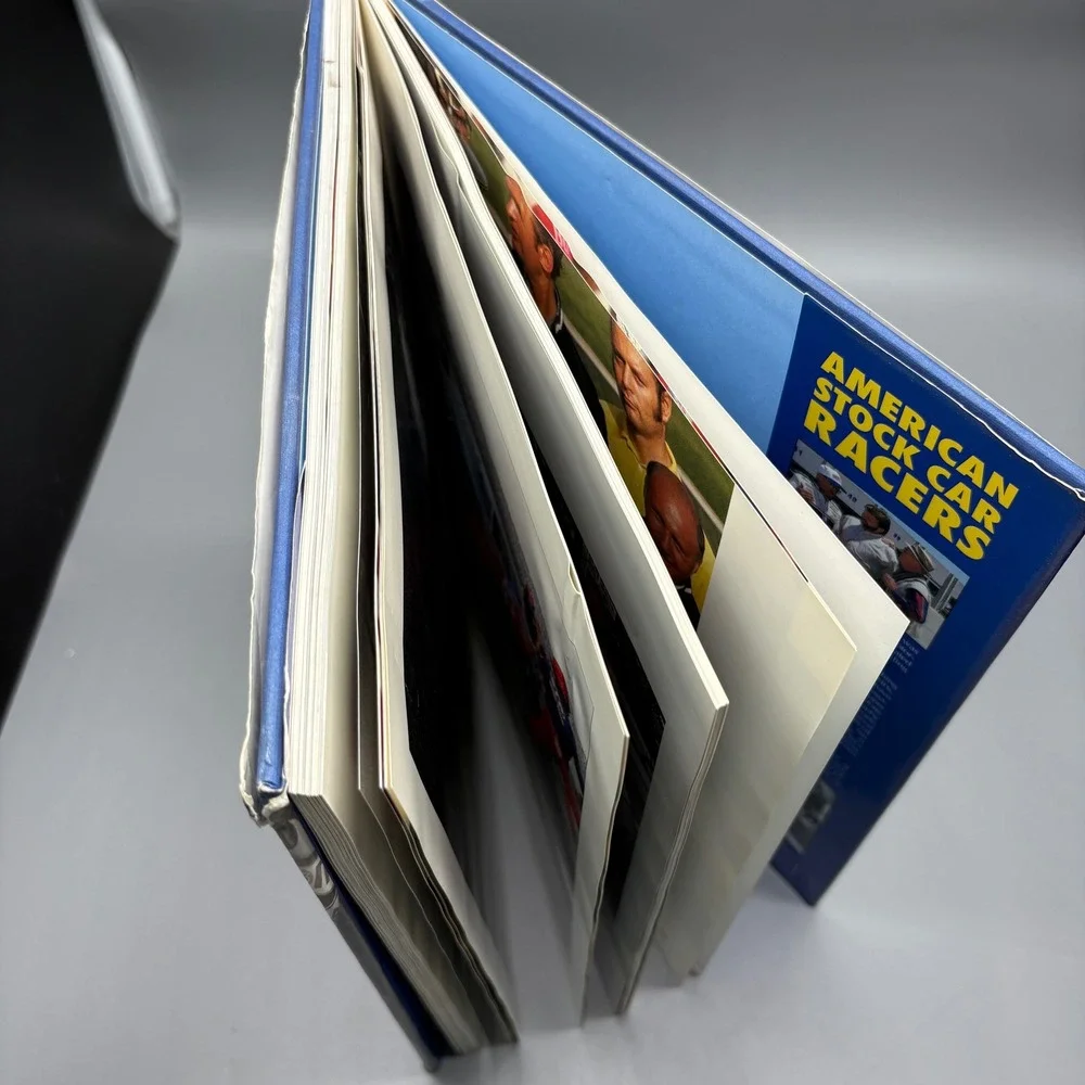 American Stock Car Racers Book Dale Earnhardt NASCAR Racing Photography 1997 Vtg